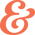 Orange Ampersand